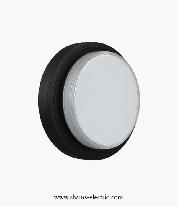 مصباح جداري خارجي دائري LED من Batra – قدرة 24 واط (IP65) مع تحكم 4CCT
