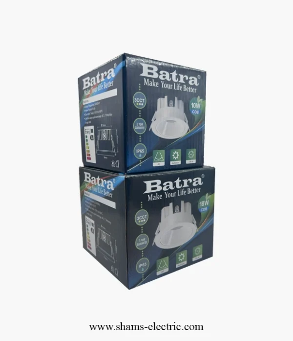4 سبوت إنارة Batra COB Down Light – مقاوم للرطوبة IP65