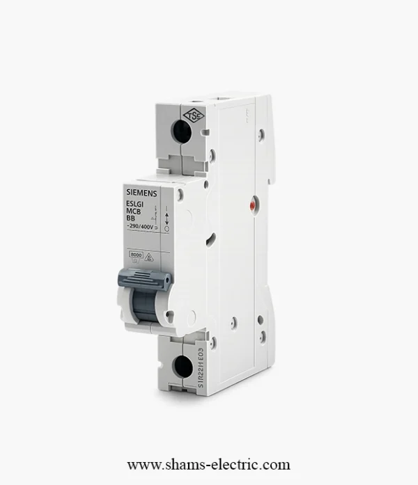 جوزة مفردة سيمنز – قاطع دورة (MCB) – Siemens – 1P