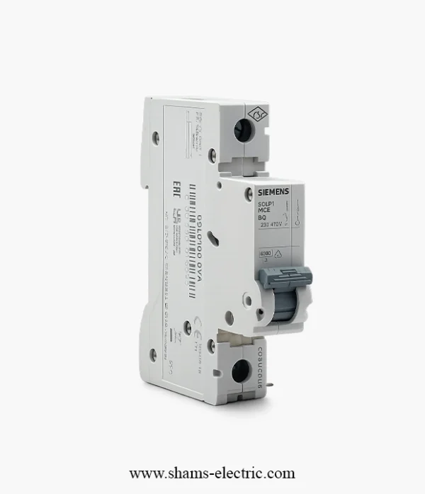 جوزة مفردة سيمنز – قاطع دورة (MCB) – Siemens – 1P