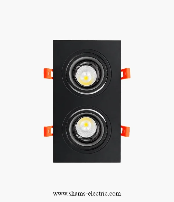2 داون لايت COB مستطيل مزدوج 24 واط – Batra
