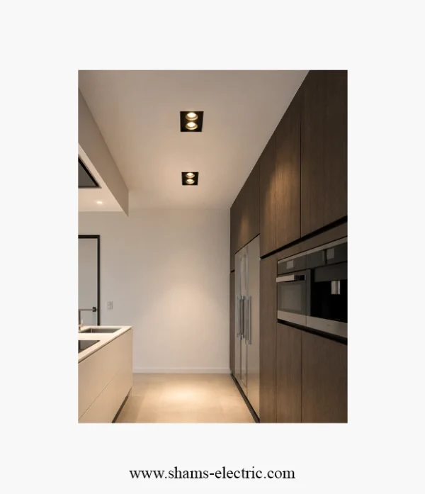 4 داون لايت COB مستطيل مزدوج 24 واط – Batra