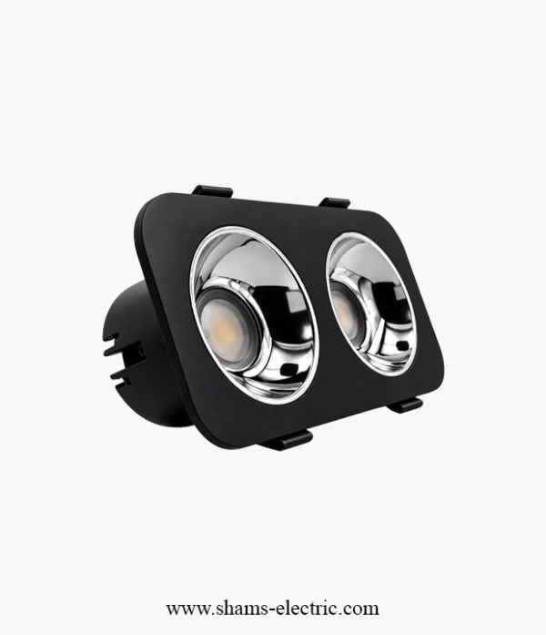 سبوت لايت G03 مزدوج2 - شمس الكتريك سبوت لايت COB مزدوج موديل G03 – بترى