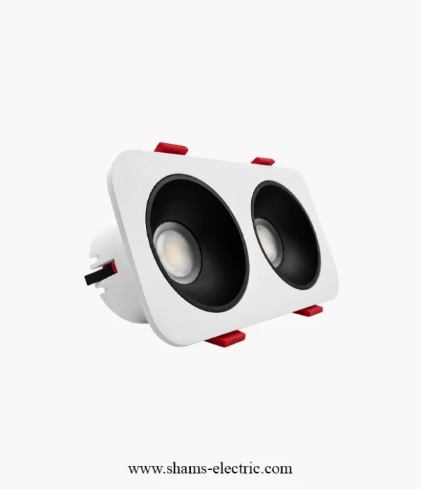 سبوت لايت G03 مزدوج3 - شمس الكتريك سبوت لايت COB مزدوج موديل G03 – بترى
