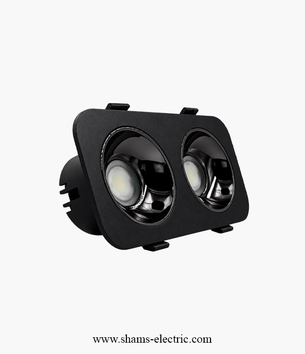 سبوت لايت COB مزدوج  موديل G03 – بترى