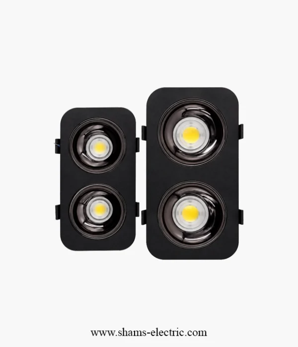 سبوت لايت G03 مزدوج6 - شمس الكتريك سبوت لايت COB مزدوج موديل G03 – بترى