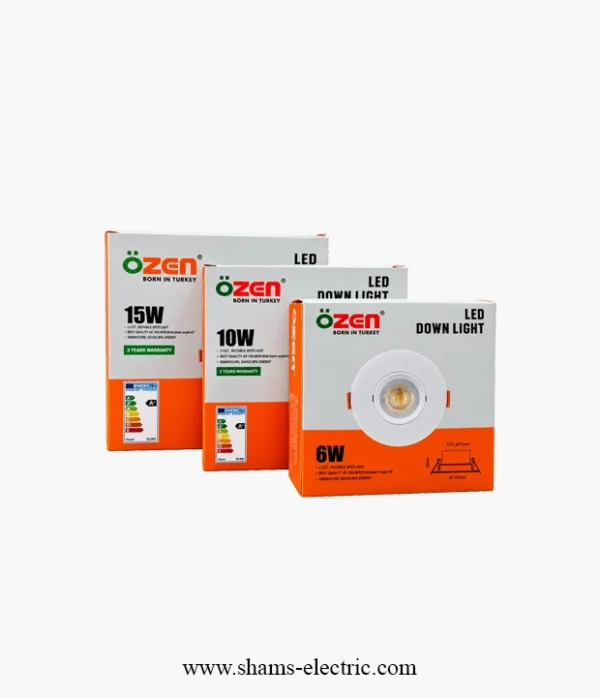 سبوت لايت LED متحرك دفن أوزن OZEN – 3CCT
