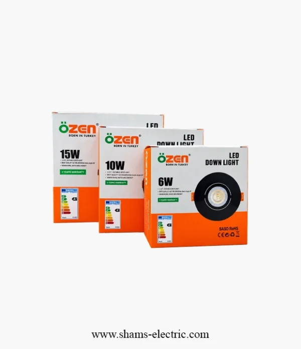 سبوت لايت LED متحرك دفن أوزن OZEN – 3CCT